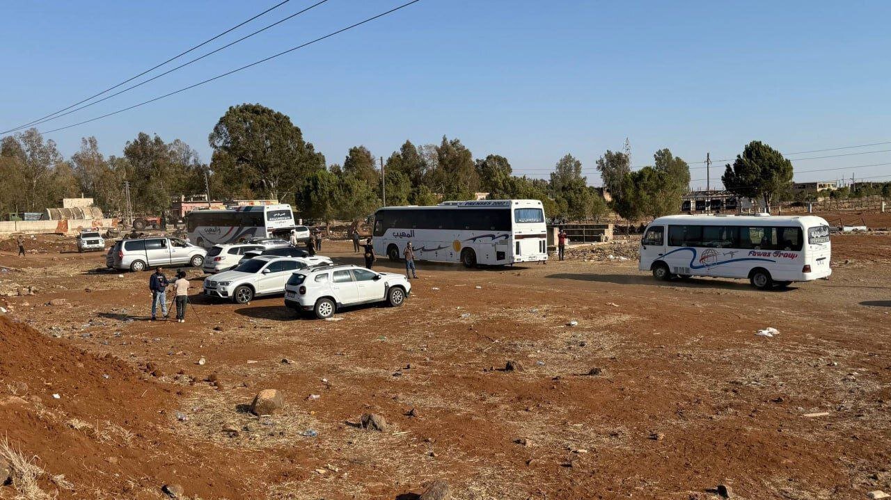 تخلیه ساکنان غیردروزی از سویداء سوریه | تصاویر