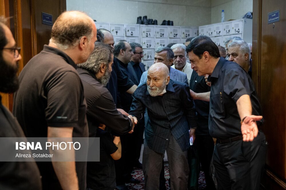 حضور چریک پیر در مراسم ختم توکلی