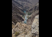 تصاویری از وضعیت نگران کننده سد کرج و کاهش شدید آب