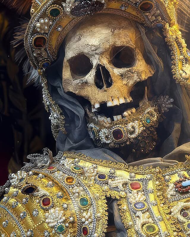 قدیسان دخمه سردابی + تصاویر | جواهرنشان کردن مردگان