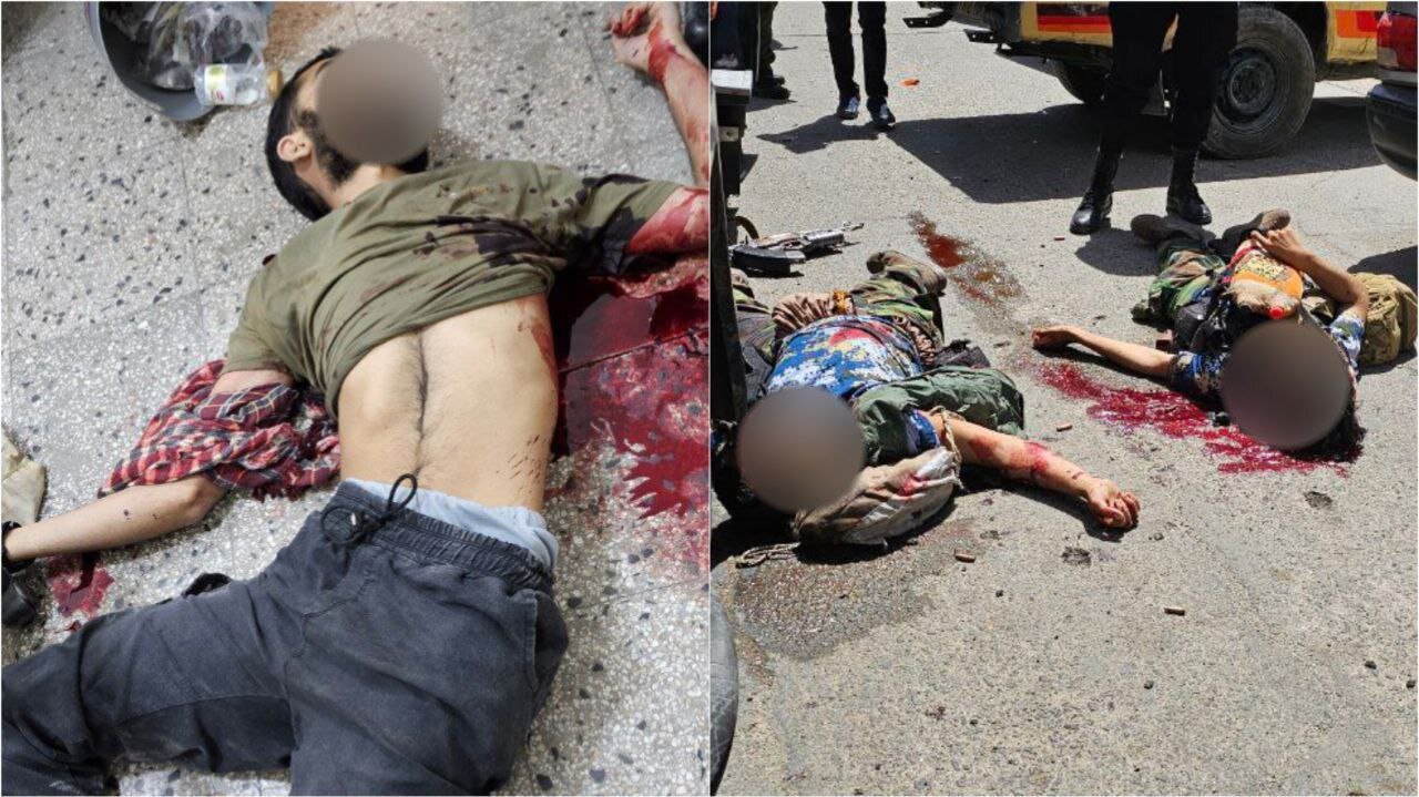 تصاویر و اسامی عاملان حمله تروریستی به دادگستری زاهدان