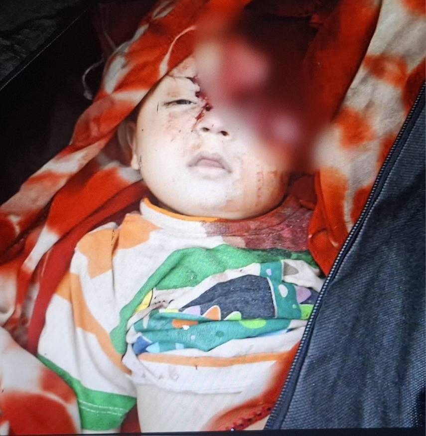 نوزاد مظلومی که در حمله تروریستی زاهدان به شهادت رسید | عکس