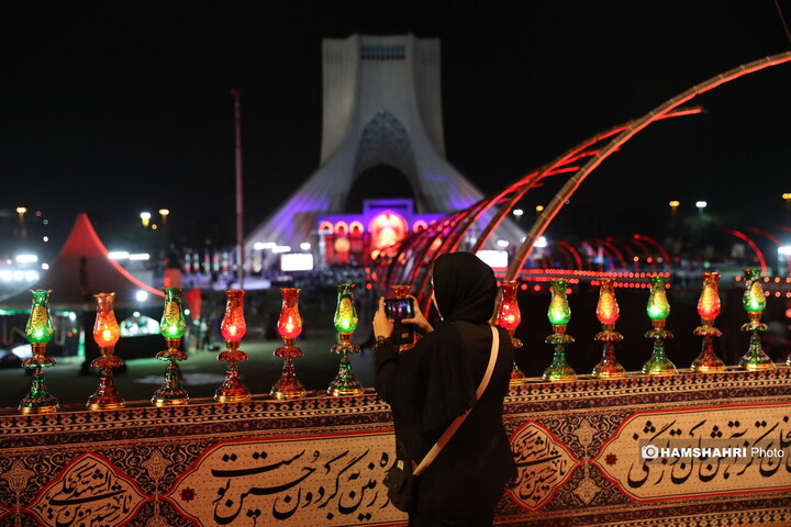 برگزاری سومین سوگواره محرم شهر در میدان آزادی
