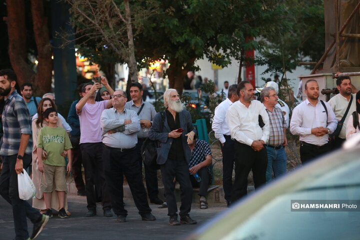 آیین رونمایی از مجسمه ی برنزی آرش کمانگیر