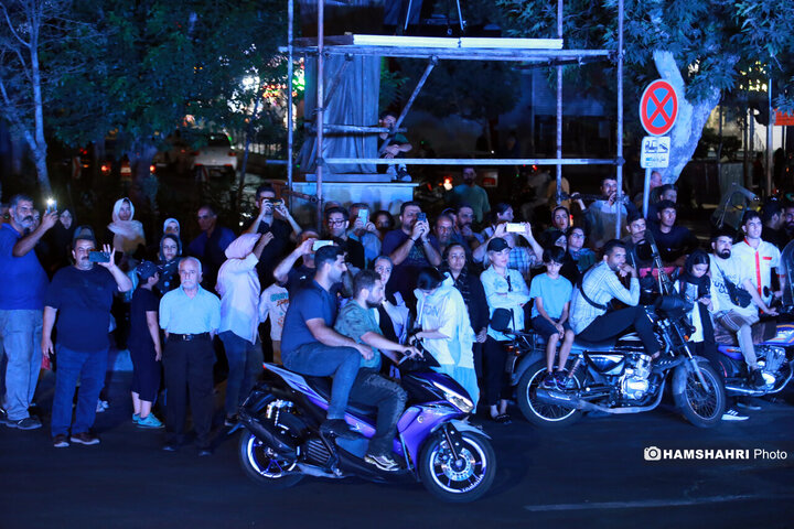 آیین رونمایی از مجسمه ی برنزی آرش کمانگیر