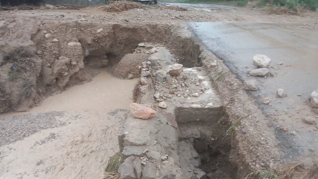 تصاویری از بارش باران تابستانی در پردیس و سیلاب در فیروزکوه