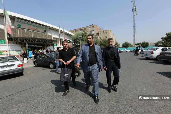 تور بازدید سرزده از بازارهای تره بار به همراه مدیر عامل سازمان میوه و تره بار