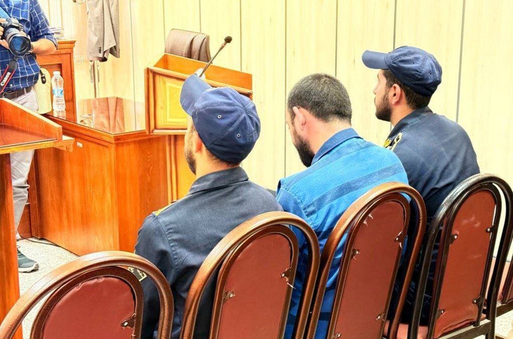 اولین تصاویر از قاتل الهه حسین نژاد در دادگاه