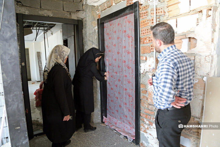 مرمت واحد مسکونی مورد حمله اسرائیل