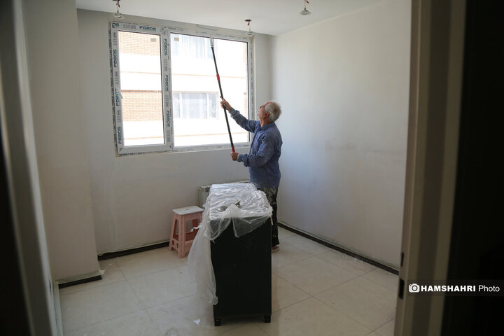 مرمت واحد مسکونی مورد حمله اسرائیل