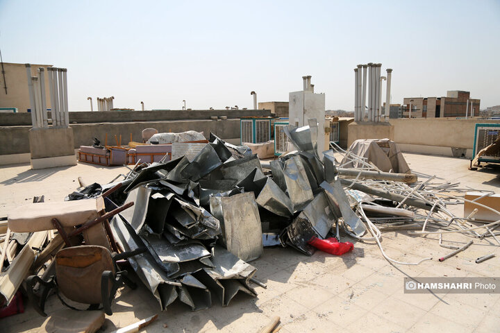 مرمت واحد مسکونی مورد حمله اسرائیل