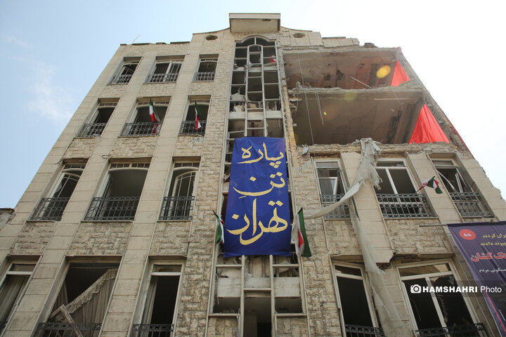 بازدید اعضای کمسیون عمران مجلس شورای اسلامی از خانه های تخریب شده جنگ 12 روزه