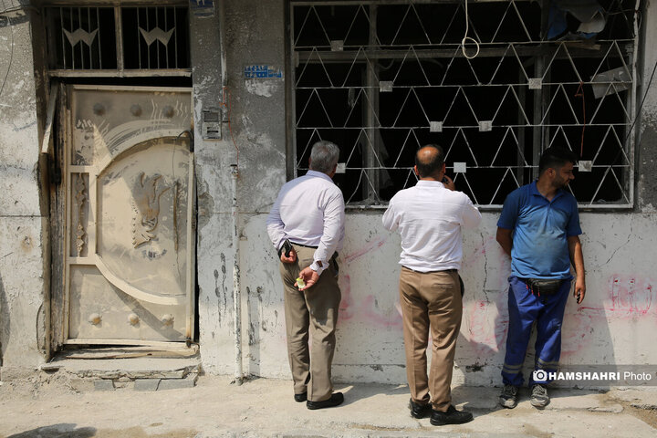 بازدید اعضای کمسیون عمران مجلس شورای اسلامی از خانه های تخریب شده جنگ 12 روزه