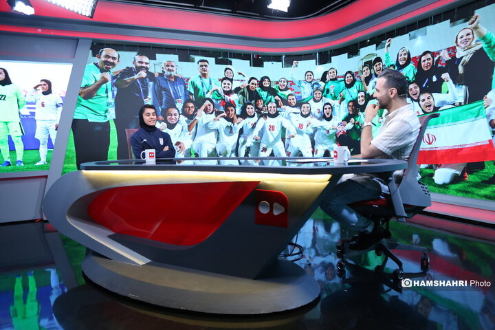 نگین زندی بازیکن تیم فوتبال زنان تیم ملی