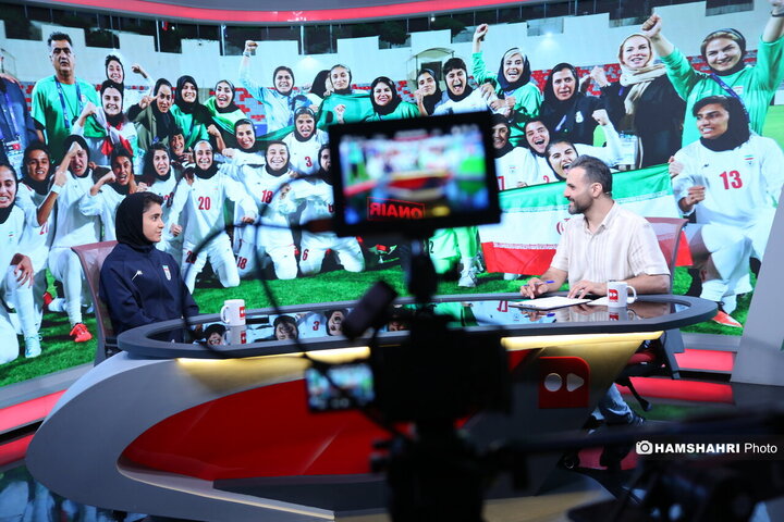 نگین زندی بازیکن تیم فوتبال زنان تیم ملی