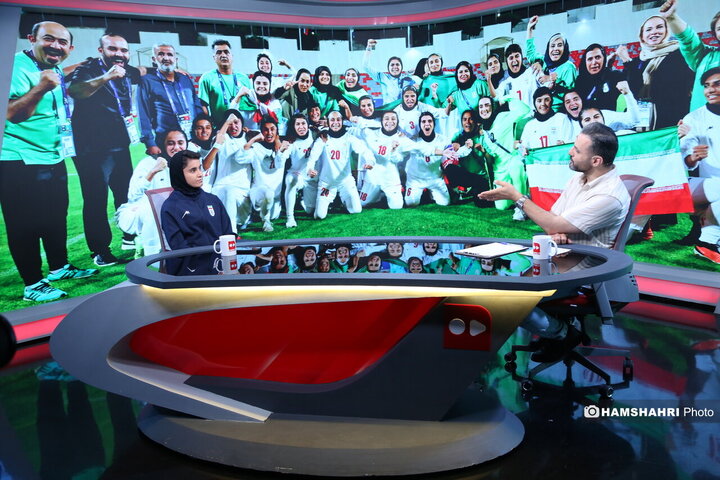 نگین زندی بازیکن تیم فوتبال زنان تیم ملی