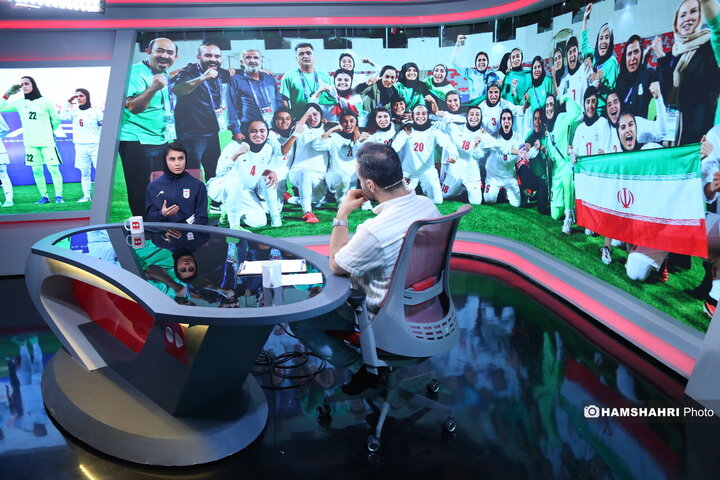 نگین زندی بازیکن تیم فوتبال زنان تیم ملی