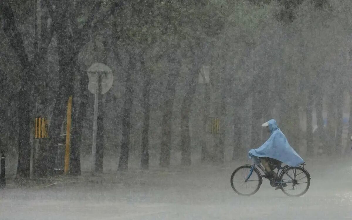 بارشهای سیلآسا در شمال چین | تصاویر