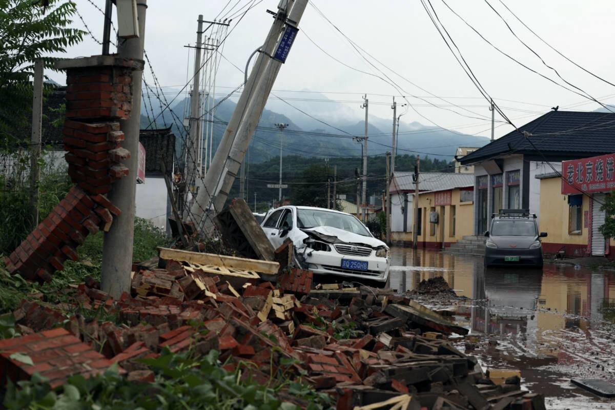 بارشهای سیلآسا در شمال چین | تصاویر