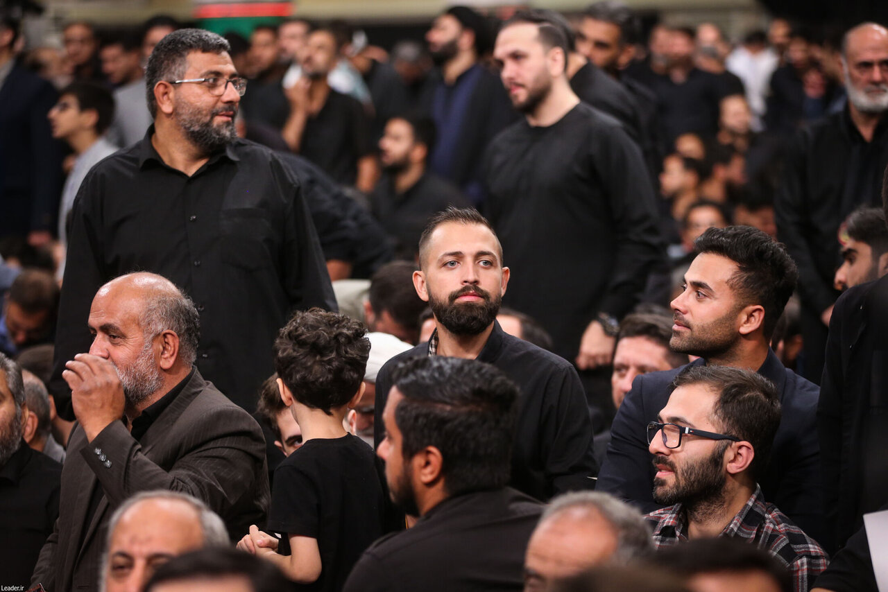 محسن افشانی و جواد قارایی در دیدار امروز با رهبر انقلاب | تصاویر