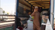 تصاویری از خروج اسباب و اثاثیه افغانستانی‌ها با وسایل نقلیه ایرانی