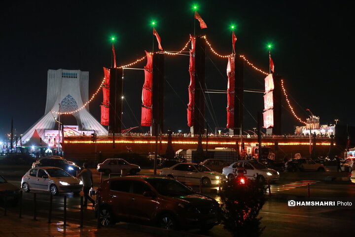 رویداد «محرم شهر» در میدان آزادی تهران