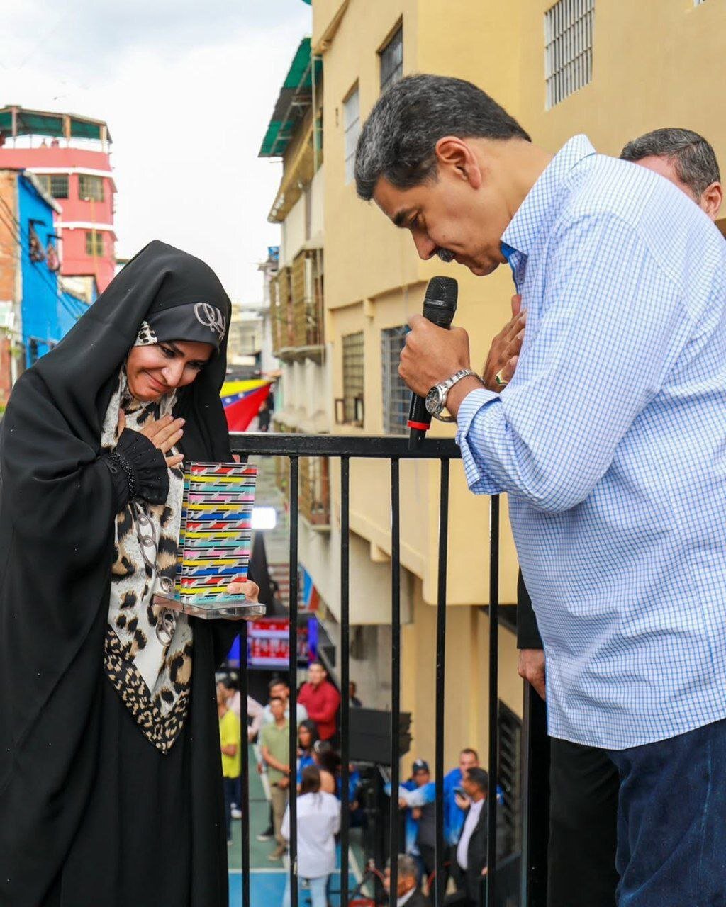 تصاویر دیدار سحر امامی با نیکولاس مادورو