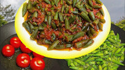 خوراک بامیه افغانی؛ غذایی با طعم و عطر دلپذیر در جهان