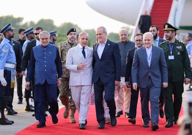 توئیت شهباز شریف درباره سفر پزشکیان به پاکستان