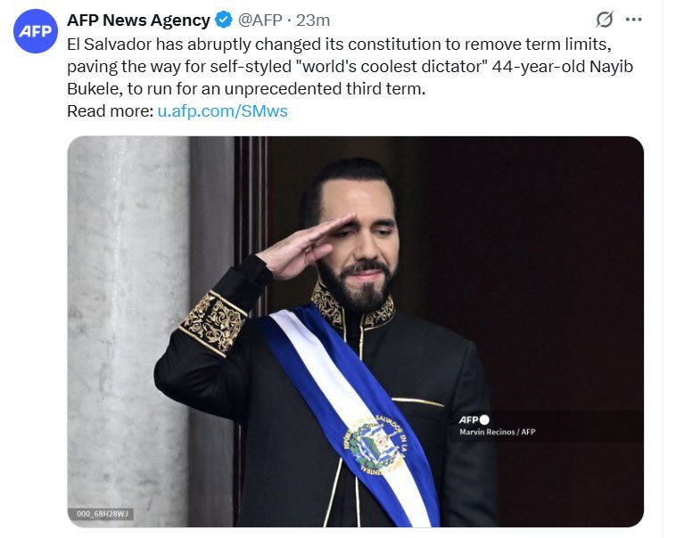 مادام العمر شدن ریاست جمهوری باحالترین دیکتاتور جهان!