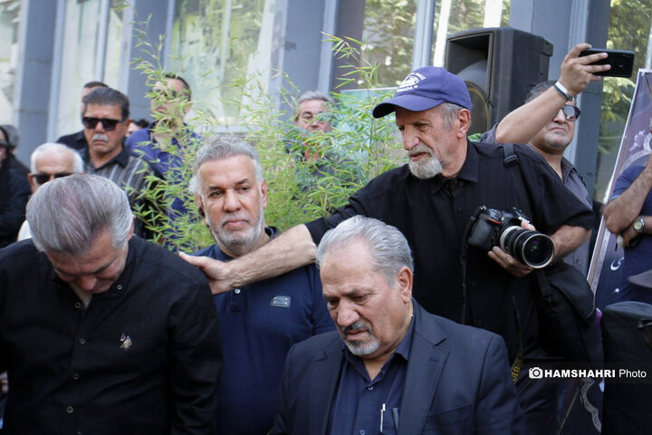 مراسم تشییع پیکر مرحوم داریوش مصطفوی| تصاویر