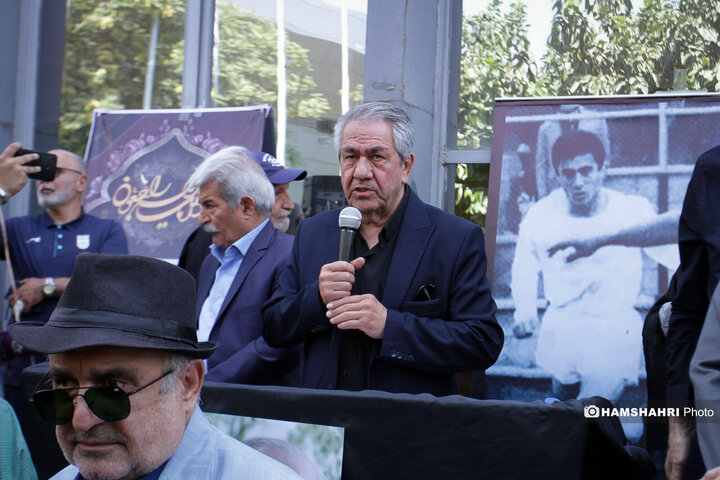 مراسم تشییع پیکر مرحوم داریوش مصطفوی| تصاویر