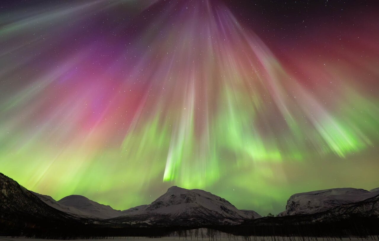 این تجربه را نباید فراموش کنید | رقص نورهای آسمانی در شفق قطبی تابستان ۲۰۲۵
