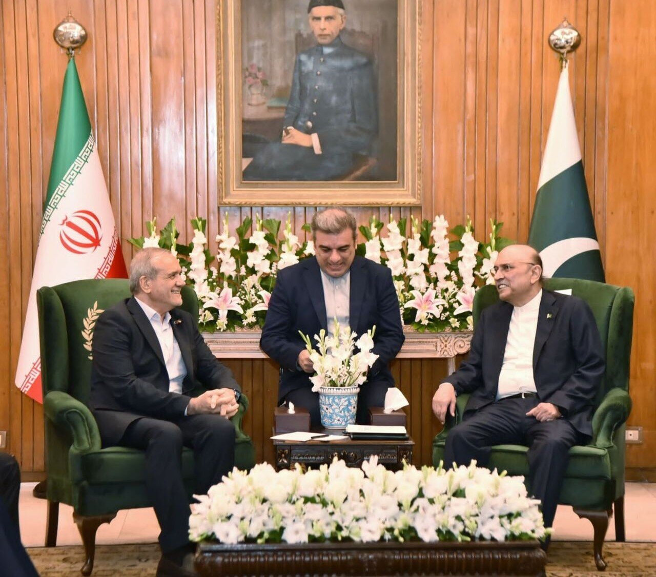 سپاس زرداری از یک موضع همیشگی رهبر انقلاب | توصیف های جالب ۲ رئیس جمهور؛ برادر و دوست روزهای سخت یکدیگر+ تصاویر