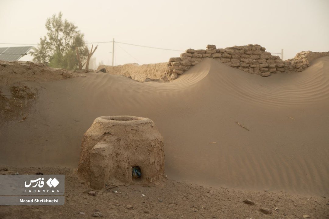 طوفان شدید شن زابل را پوشاند | تصاویر