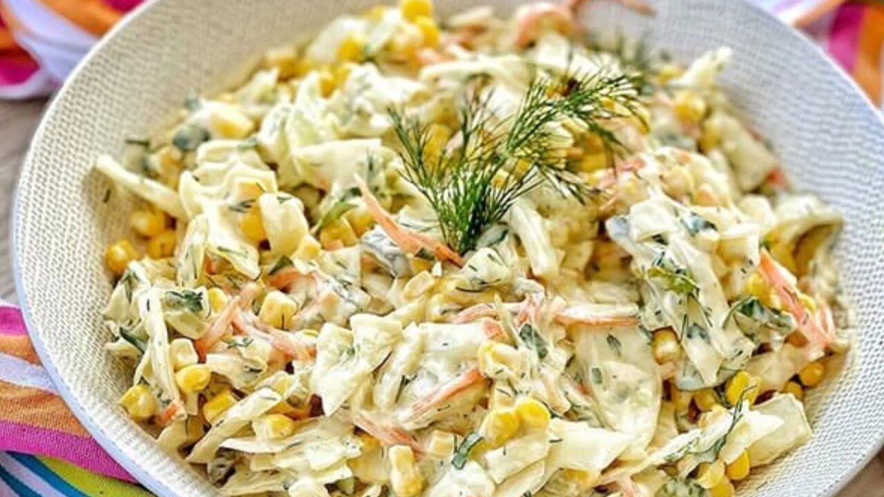 طرز تهیه سالاد تابستانی ذرت و مرغ مخصوص دورهمی ها