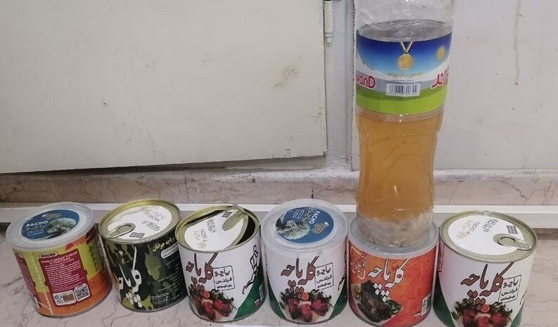 کنسرو کلهپاچه با طعم مخدر شیشه در فرودگاه امام + عکس