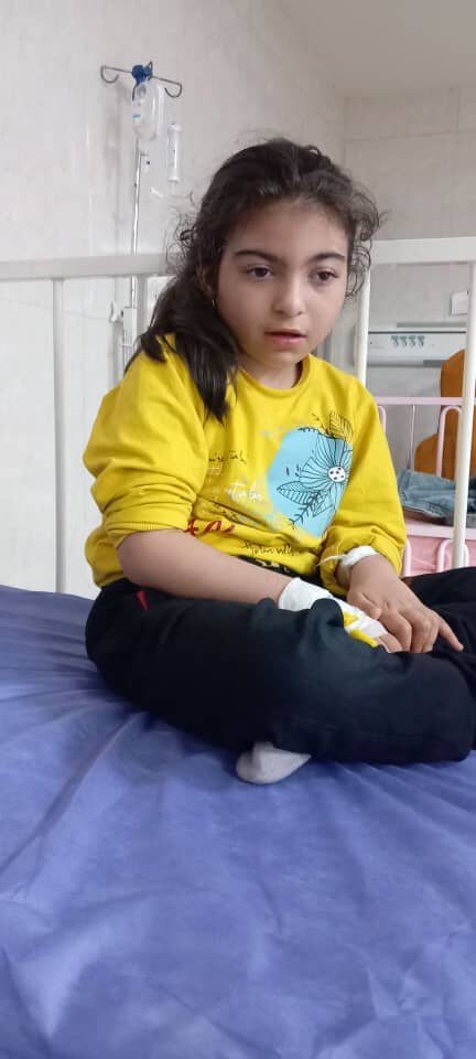 مرگ مغزی دختر ۱۰ ساله بخاطر سرماخوردگی