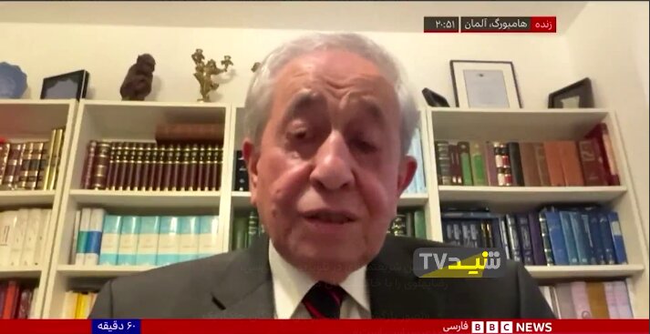 شریعتمداری در تلویزیون بی‌بی‌سی، رضاپهلوی را با خاک یکسان کرد