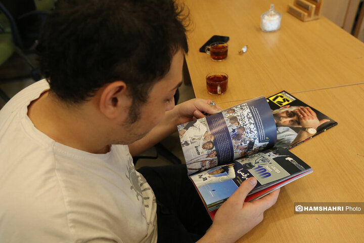 بازدید کودکان اتیسم از تحریریه همشهری بمناسبت روز خبرنگار