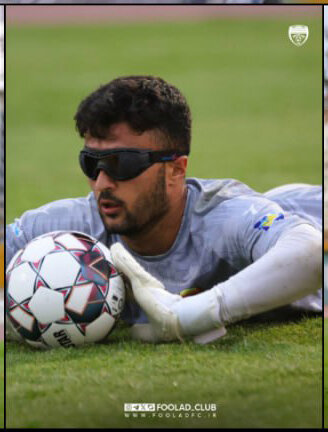 تمرین دروازهبانان فولاد با عینکهای خاص | تصاویر