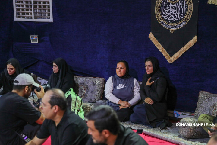 حضور ورزشکاران و قهرمانان ملی در پیاده روی اربعین حسینی