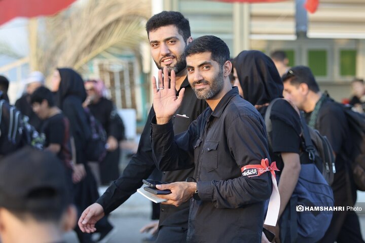 حضور ورزشکاران و قهرمانان ملی در پیاده روی اربعین حسینی