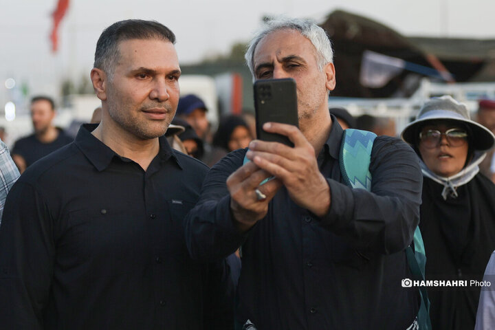 حضور ورزشکاران و قهرمانان ملی در پیاده روی اربعین حسینی