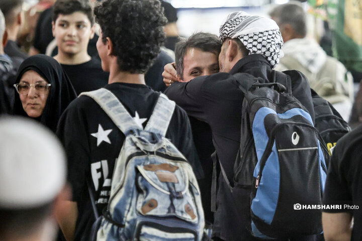 حضور ورزشکاران و قهرمانان ملی در پیاده روی اربعین حسینی