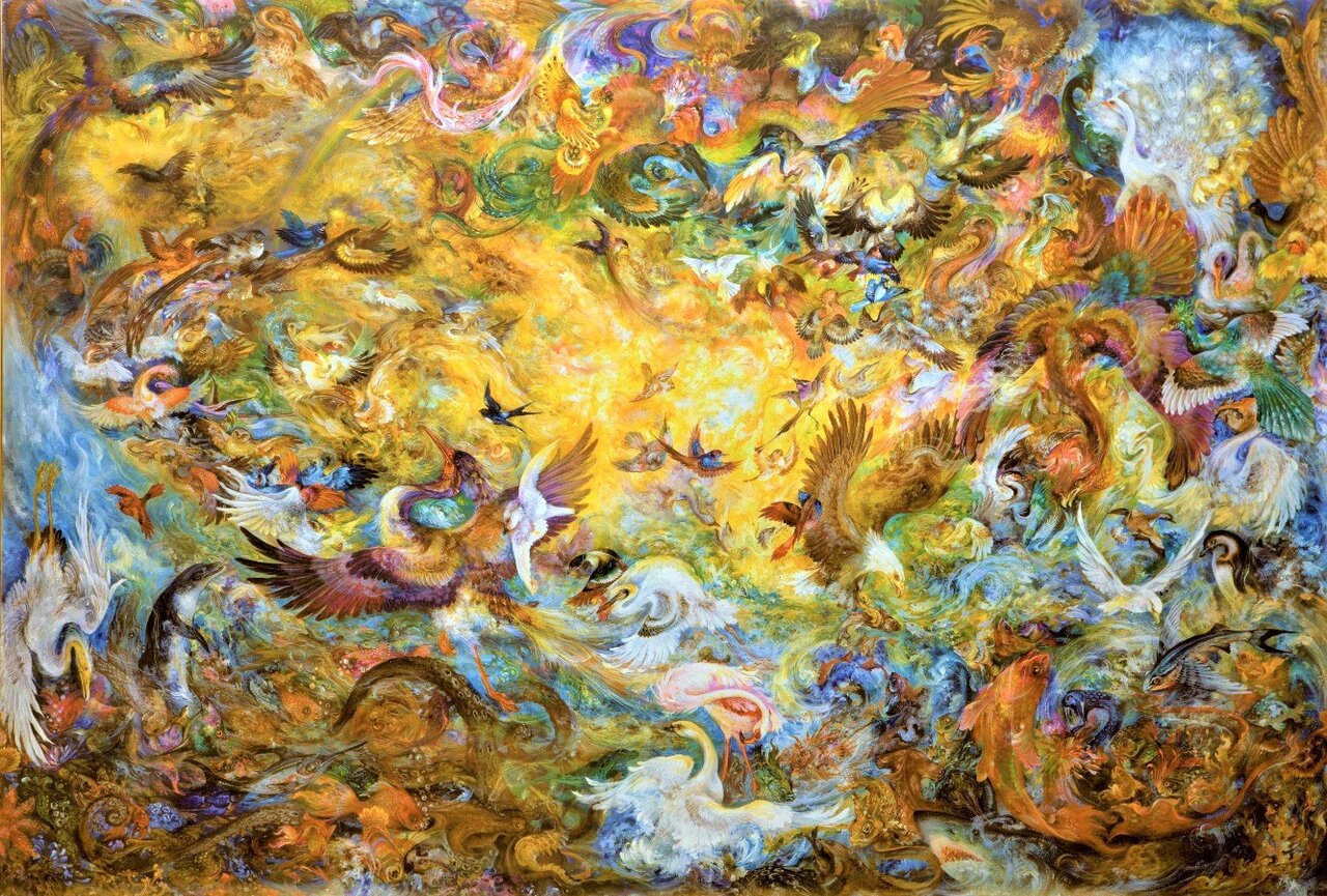 تصاویری از ۴ اثر مشهور استاد فرشچیان