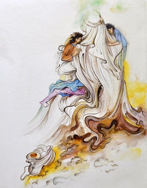 تصاویری از ۴ اثر مشهور استاد فرشچیان