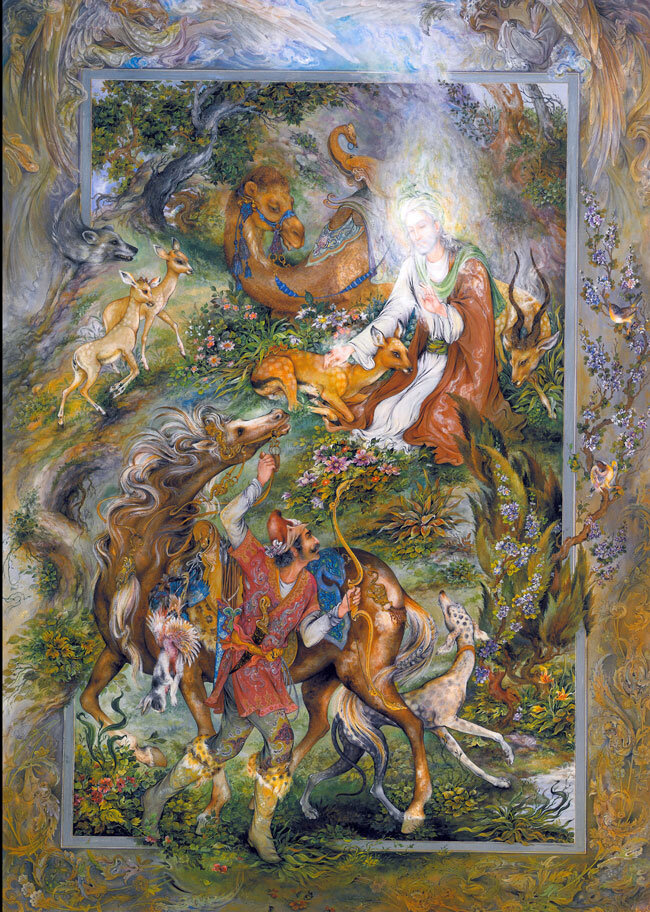 تصاویری از ۴ اثر مشهور استاد فرشچیان