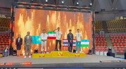 سلام نظامی چهره‌قانی پس از کسب طلای بوکس آسیا + ویدئو