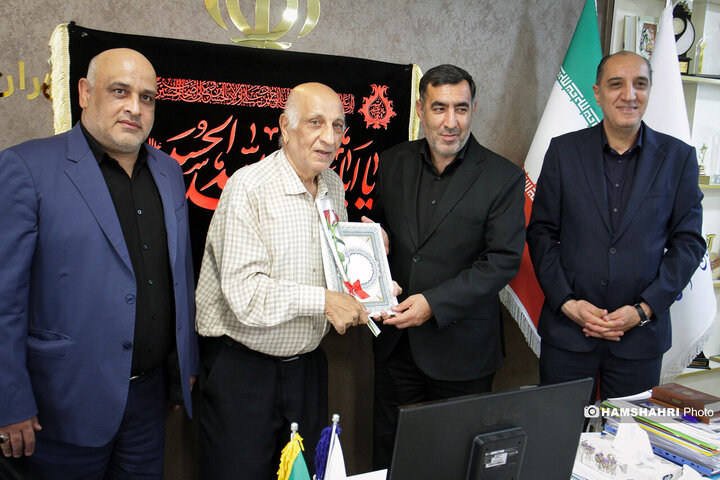 مراسم تجلیل از قدیمی ترین عکاسان ورزشی